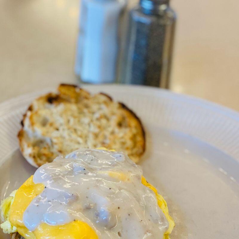 Sausage Gravy Breakfast Sandwich